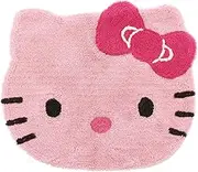 OKA Hello Kitty Die Cut Floor Mat S Size (Approx. 12.6 x 14.2 inches (32 x 36 cm) Pink