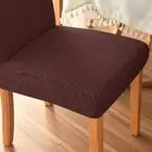 Chair Cushion Stretchy Smooth to Touch Ultra-thick Dining Room Chair Cover Seat
