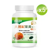 在飛比找momo購物網優惠-【健康優見】大視紀葉黃素軟膠囊x5瓶(30粒/瓶）（升級版)