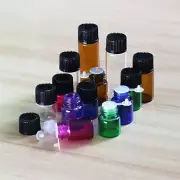1-5ml Refillable Vial Message 10-100PC Essential Oils glass bottles perfume