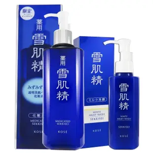 KOSE 高絲 KOSE 高絲 雪肌精化妝水500ml+靚白洗顏乳140ml(專櫃公司貨)