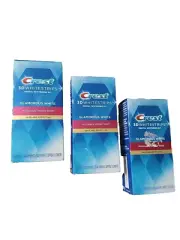 3 boxes Crest 3D Whitestrips Glamorous White Whitening Kit 18 count Exp 02/26+