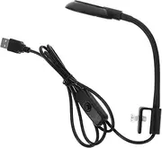 Toddmomy Led Aquarium Light for Betta Fish Fish Tank Clip Light Freshwater Aquarium Decorations USB Power Supply