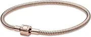 [PANDORA] Moments Barrel Clasp Snake Chain Charm Bracelet