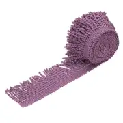 Curtain Fringe Trim, 5 Yard x 3 Inch Fabric Trims Sewing Curtain Light Purple
