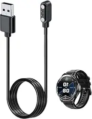 NOUKAJU Charger for OUKITEL BT12 Smart Watch, Magnetic USB Charging Cable 3.28ft/1m,Charger Cable for OUKITEL BT12 SmartWatch(Black)