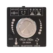 Audio HIFI Bluetooth 5.0 TPA3116 Digital Power Amplifier Board 50WX2 Stereo AMP