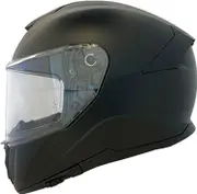 Apex FT300 Solid, full face helmet , color: Matt-Black , size: M