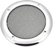 XYWHPGV Speaker Grill Cover 3.5 Inch 107mm Mesh Decorative Circle Subwoofer Guard Protector Silver(d36d9 9d969 6eca8 6a28e c178d 3b3ab