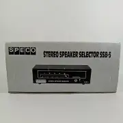 SPECO Stereo Speaker Selector SSB-5