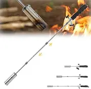 Sherem Weed Terminator, Detachable Long Arm Weed Torch & Flame Control Valve, 2024 New Weed Torches for Outside, Flame Thrower for Weeds, Stainless Steel Blow Torch Burner Charcoal Starter (1Set)