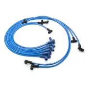Moroso 72561 Spark Plug Wires Blue Max Spiral Core 8mm Blue 90 Degree Boots