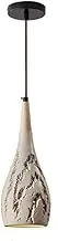 CJLWSLCO Modern Creative Cracked Cement Pendant Lightled Bedroom Living Room Dining Room Bedside Decoration Hanging Lamp LEDE27 Light Source Chandeliers Modern Simple Home Lighting Fixtures Indoor Adj