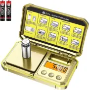 Digital Pocket Scale Upgraded Mini Gram Scale with Cal Weight High-Precision