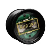 Y02-AURORA LED Aluminum Alloy High Precision Bearing Yoyo for Beginners - Long Spin Yoyo Toy Black