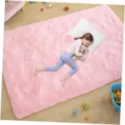 Ultra Soft Rugs for Bedroom Fluffy Shag Area Rugs for Living 4x6 Feet Pink