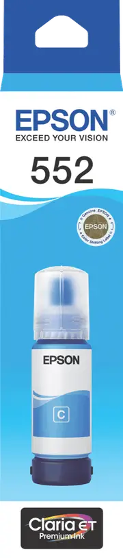 Epson T552 Cyan EcoTank Ink Bottle
