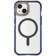 Covert Magnetic iPhone 15 Case - Clear Hard Back, Silicone Bumper, Compatible...