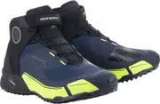Alpinestars CR-X Drystar Motorcycle Shoes, black-blue-yellow, Size 40 for Men Black Blue Yellow
