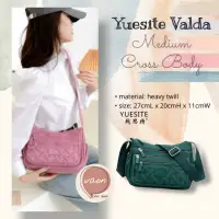 在飛比找蝦皮購物優惠-Yuesite Valda Sling Bag 中號斜挎包女