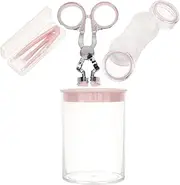 COLLBATH 1 Set Contacts Lens Applicator Tools with Storage Box Safe Lens Removers and Tweezers for Cosmetic Lenses Easy to Use Portable Design for Makeup Application