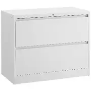 Matrix 2 Drawer Lateral Filing Cabinet White