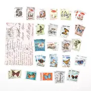 46 pcs/pack Retro Philatelic Museum Series Decorative Stickers Scrapbooking Stick Label Diary Album stationery Stamp Sticker