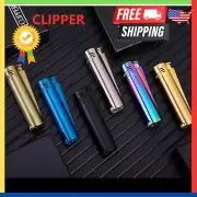 New Clipper Spades Metal Fireless Butane Gas Jet Torch Lighter Portable Lighter
