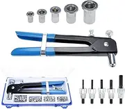 TooToo 107x Riveter Nut Nutsert Tool Rivnut Gun Wrench Nuts Riveting Kit Mandrels M3-M8