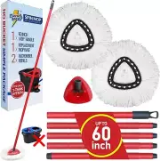 Spin Mop Kit no Bucket Compatible With Ocedar Easywring Triangle Spin Mop 60 I