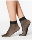HUE Black Sporty Fishnet Anklet Sock One Size 19126 One Pair