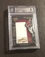 2016 Black Gold KENYAN DRAKE RC #34 Alabama Rookie Auto Prime Patch 11/25 BGS 9