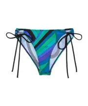 PUCCI Iride Printed String Bikini Brief S,XS Blue