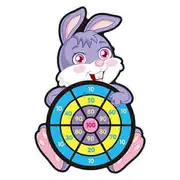 Darts Board Set Rabit Design Great Interactive Toy Fabric Universal Children Dart Board Rabbit