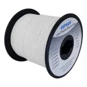 20 Gauge Silicone Wire - 300ft White Spool, Flexible 20 AWG Hook Up Electrica...