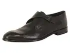 Hugo Boss Men's Appeal Black Leather Monk Strap Loafers Shoes