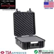 Explorer Cases 3317 W Small Waterproof Hard Case with Foam (Black)