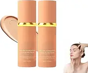 Biomi-Mic Foundation 4 In 1 Spectrum,Makeup Forever Foundation,4 In 1 Foundation Liquid- Hydrating,4 In 1 Foundation Liquid,Bionic Liquid Foundation 4 In 1,Foundation 4 In 1 - Light Spectrum (2pcs)