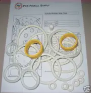 1970 Bally Camelot Pinball Machine Rubber Ring Kit