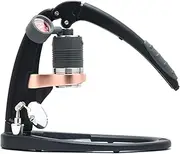 [Flair] UPDATED PRO 3 (Black) - All manual lever espresso maker with a stainless steel brew head, pressure gauge, and a shot mirror