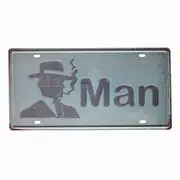 3xtin Sign Man Metal Tin Sign Vintage Retro 150x300mm Man Cave Metal