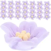 [STOBOK] Diy Resin Charms Set 50pcs Flower Shape Charms Phone Case Decor Hairband Accessory