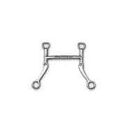 Myler Bits Myler SS 7 Flat Shank Sweet Iron Mullen Barrel