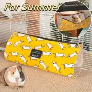 Hamster Tunnel Small Animal Hanging Cage Swinging Bed Nest Squirrel Toy