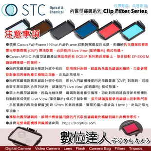 STC Clip Filter 內置型濾鏡 Astro NS 夜空輕光害濾鏡 內崁式 Nikon D4S 數位達人