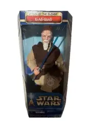 Star Wars Attack of the Clones Ki-Adi-Mundi 12" Figure Jedi Clothes Lightsaber