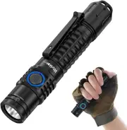 FC12 Tactical EDC Torch USB C Rechargeable, Super Bright Flashlight 2000Lumens w