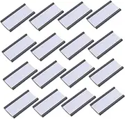 50Pcs Magnetic Label Holders for Retail Display Clip Type Tag Holders Easy to Use Magnetic Label Cards for Supermarkets Shops and Home Organization