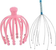 Lurrose 3 Sets Head Massager Scalp Massager Spa Tools Stress Massager Lightweight Massager Massage Tools Ball Massager Multi-function Massager Scalp Massage Tool Head Scalping Massager Pp