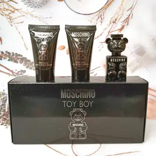 『WNP』MOSCHINO  TOY BOY 玩具男孩 熊芯未泯2 泡泡熊 禮盒(香精5ml+沐浴+鬍後25ml)